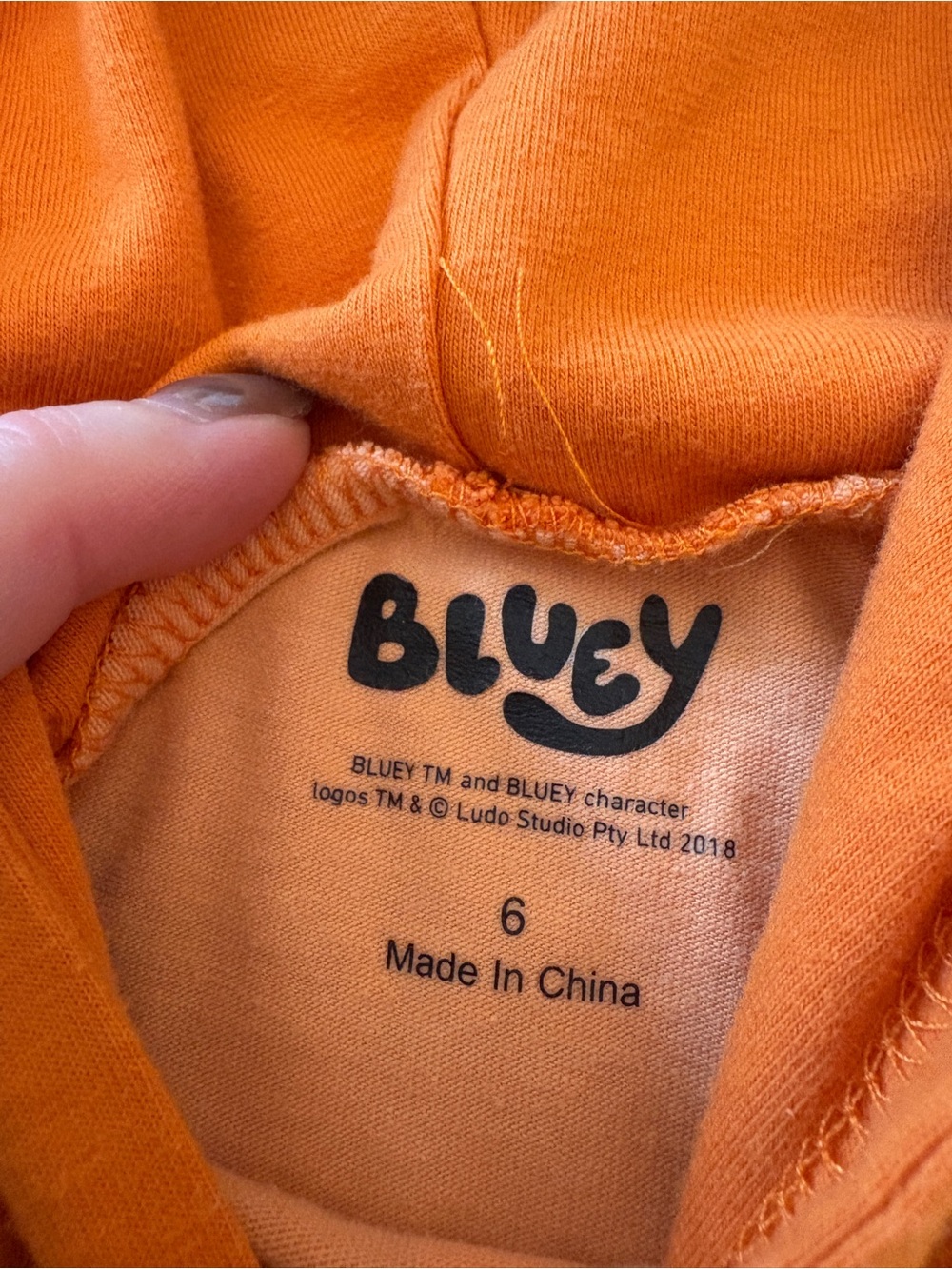 🤍Bluey 🤍 girls top, size 6 age - Picture 6 of 6